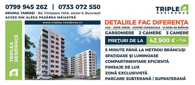 Apartamente noi în Drumul Taberei