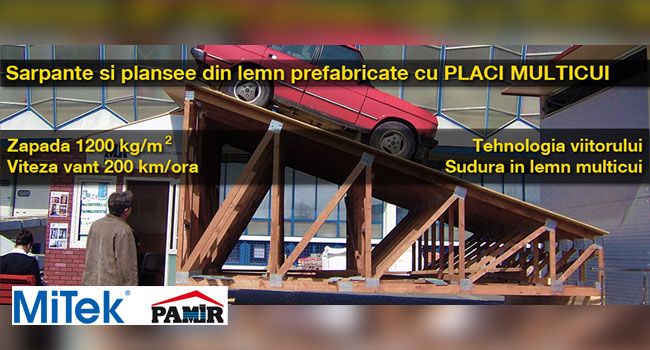 MiTek – „Sudura Lemnului ” pentru constructii din lemn!