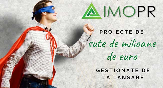 imoPR: Proiecte de sute de milioane de euro gestionate în 3 luni de la lansare