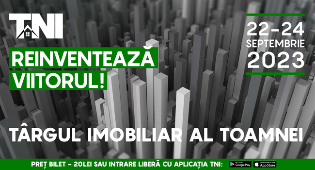 Începe Târgul Național Imobiliar TNI - 22-24 septembrie 2023, Palatul Parlamentului