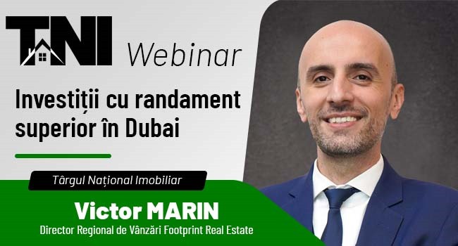 Webinar TNI: Investiții cu randament superior în Dubai!