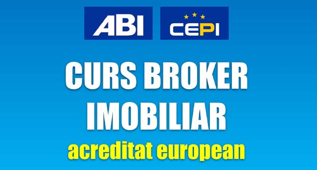 Curs Broker Imobiliar cu 50% reducere pentru Expozantii TNI
