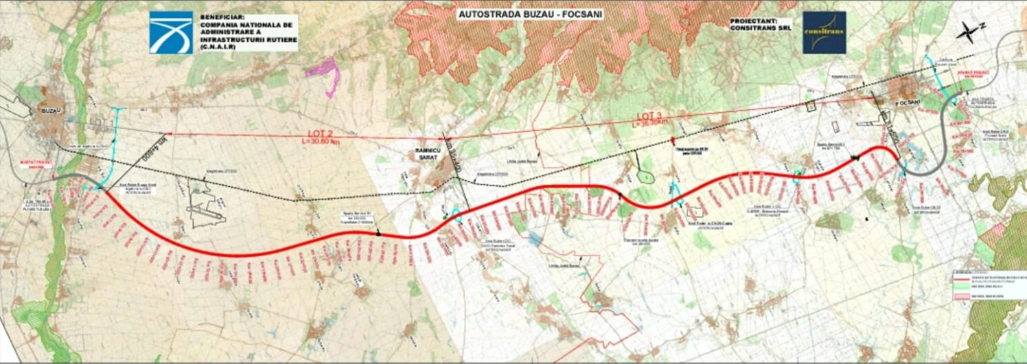 Pana la 1 decembrie, toate cele patru loturi Buzau – Focsani vor fi date in circulatie