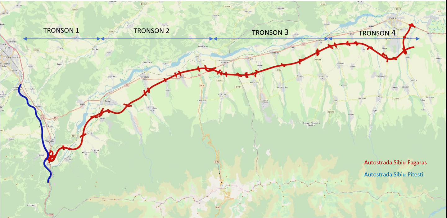 Autostrada Sibiu-Fagaras: Turcii de la Makyol vor incepe lucrarile pe Arpasu de Jos – Sambata de Sus