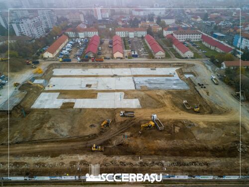 Constructii Erbasu continua lucrarile la Spitalul de Boli Infectioase si Pneumologie Oradea