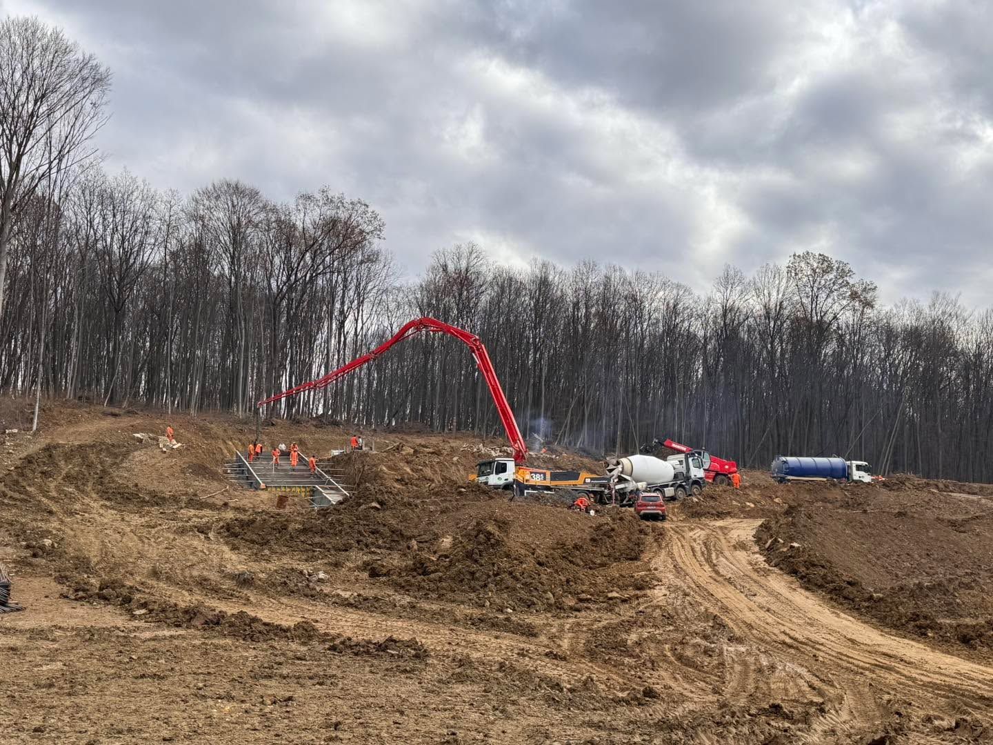 Stadiul lucrarilor pe A1 Lugoj-Deva, sectorul Margina-Holdea