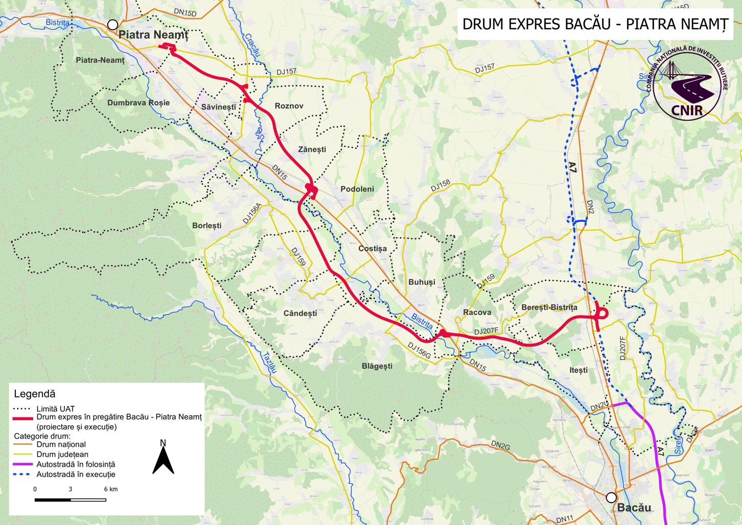 Drumul Expres Bacau – Piatra Neamt: Ofertele pot fi depuse pana pe 18 februarie