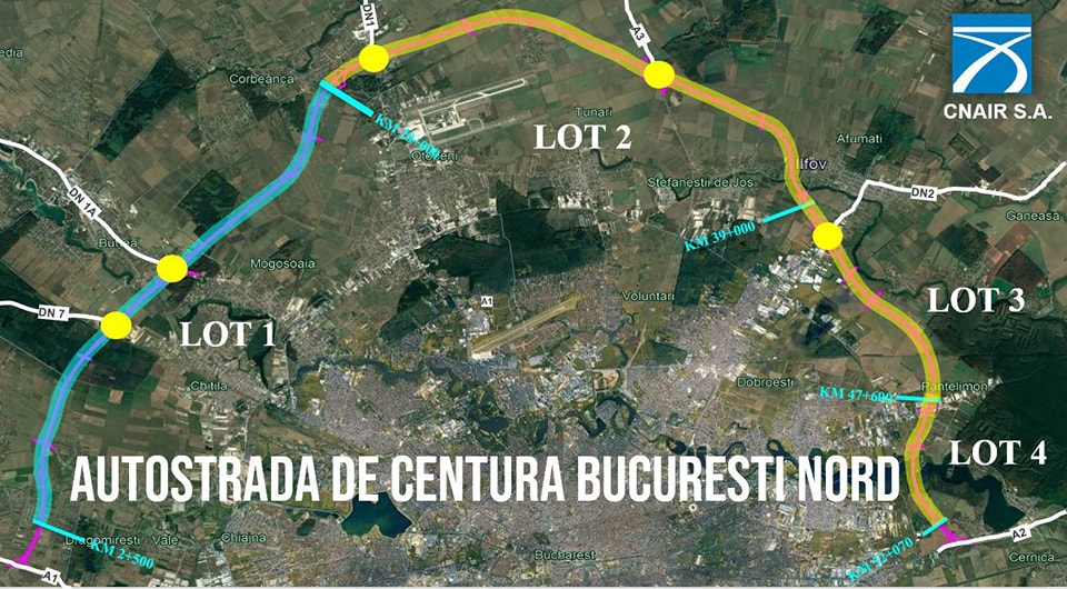 A0 Centura Bucuresti Nord: Impresa Pizzarotti primeste autorizatie pentru etapa II din Lotul 1