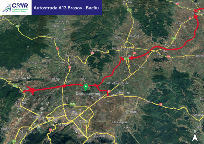 Autostrada A13 Brasov – Bacau: Un tunel intr-o zona protejata ar putea face proiectul si mai dificil