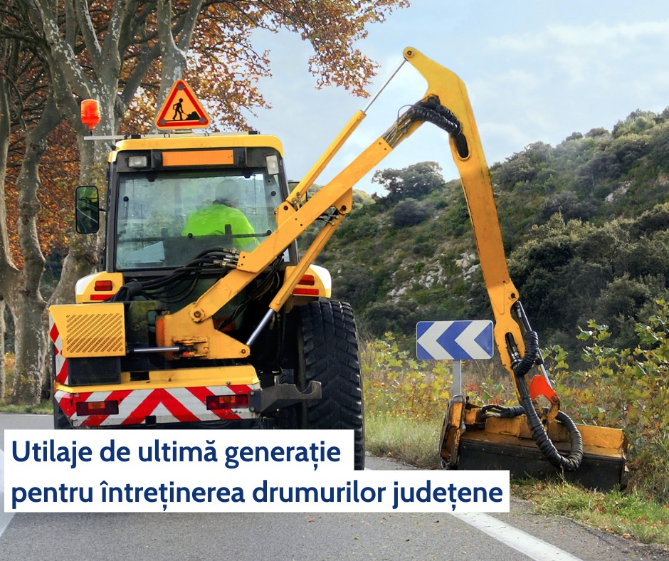 Utilaje pentru intretinerea drumurilor judetene vor fi cumparate cu fonduri europene