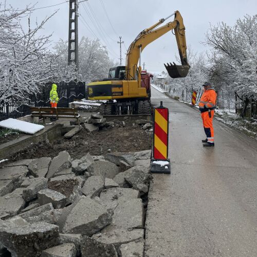 Incep lucrari rutiere de peste 22 mil euro pentru modernizarea drumurilor judetene DJ 663 A si DJ 674 A