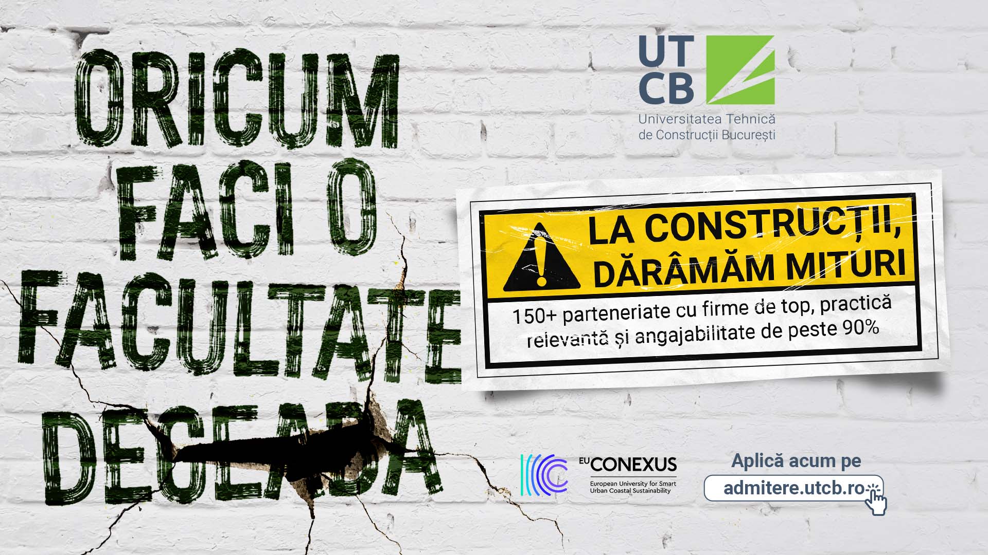 UTCB dărâmă miturile despre educația universitară tehnică: Campania de admitere 2025