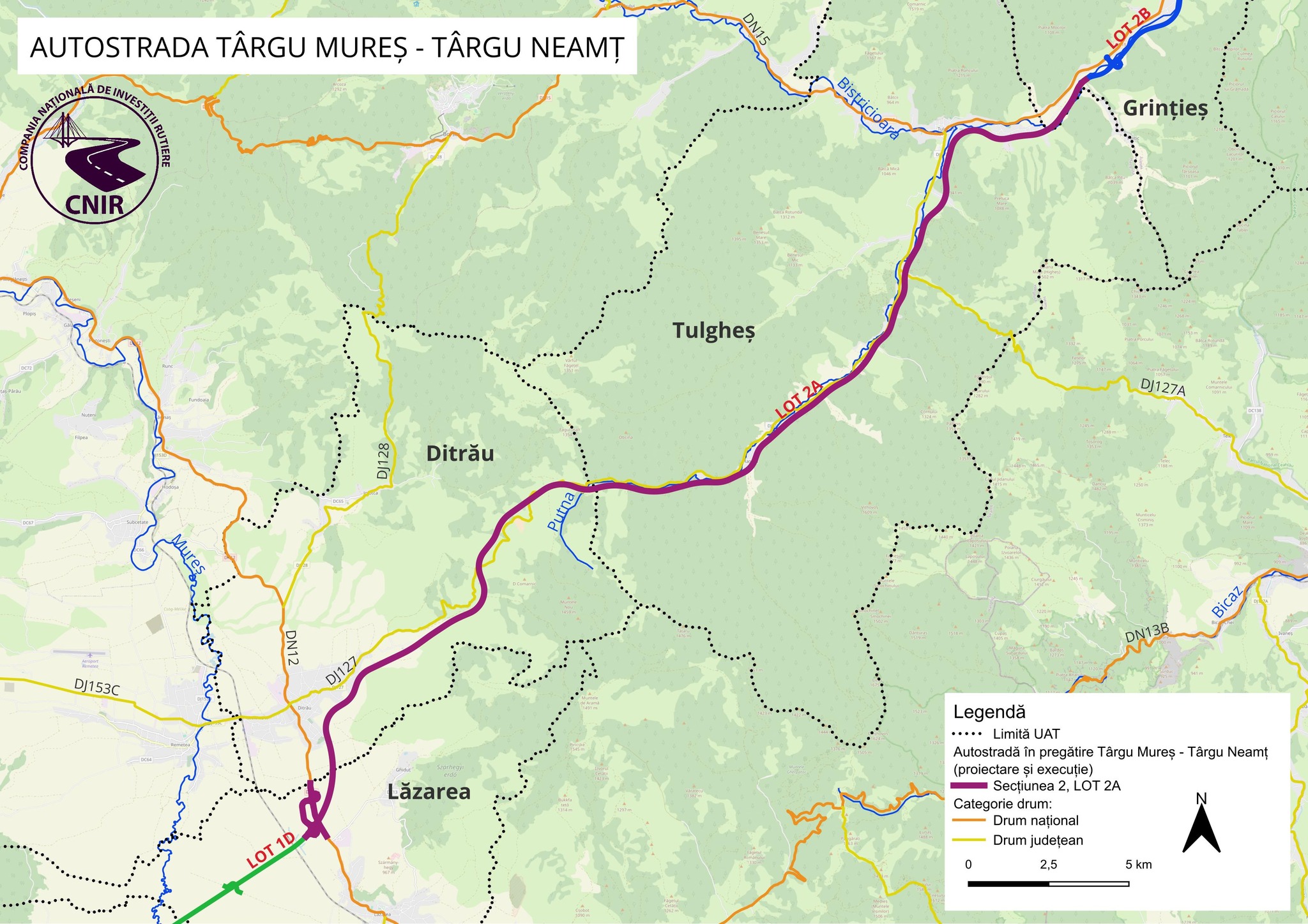 UMB cere rezilierea contractului pentru Lotul Ditrau-Grinties