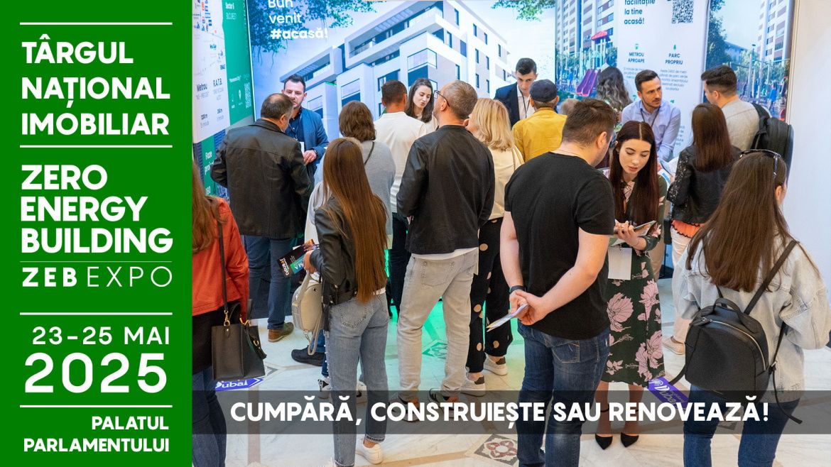 În acest weekend va avea loc Târgul Național Imobiliar TNI - 23-25 mai 2025, Palatul Parlamentului