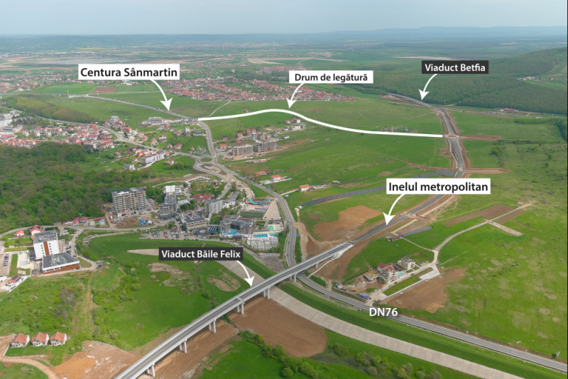 Bihor: Inelul Metropolitan si Centura Sanmartin vor fi legate de un nou drum