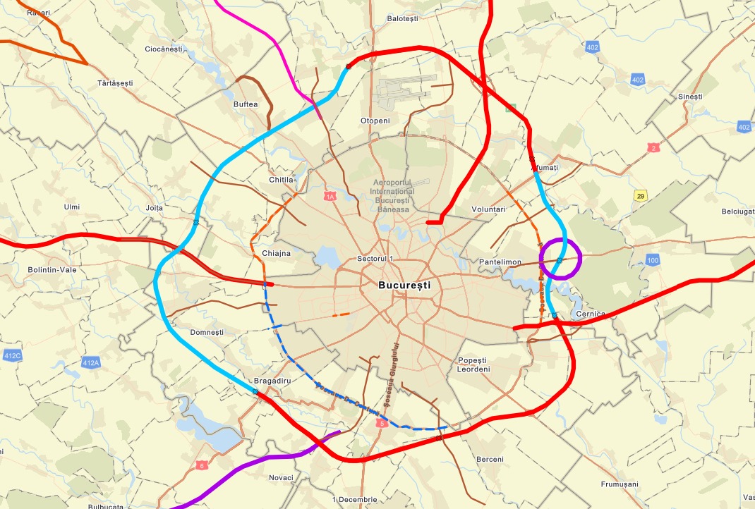 Vom circula mai curand pe autostrada A0 decat pe centura modernizata