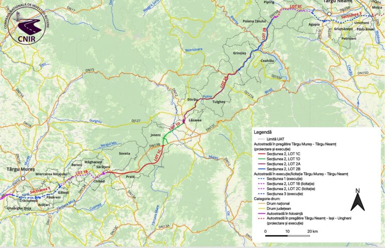 Autostrada Tg Mures-Tg Neamt: Exproprieri suplimentare