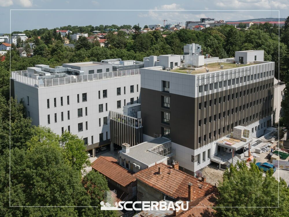 Constructii Erbasu a ajuns la ultima etapă a lucrarilor la Centrul de Patologie Neurovasculara si Neurochirurgie din Cluj-Napoca