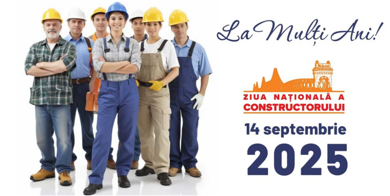 La multi ani tuturor constructorilor ! 14 septembrie – Ziua Nationala a Constructorilor