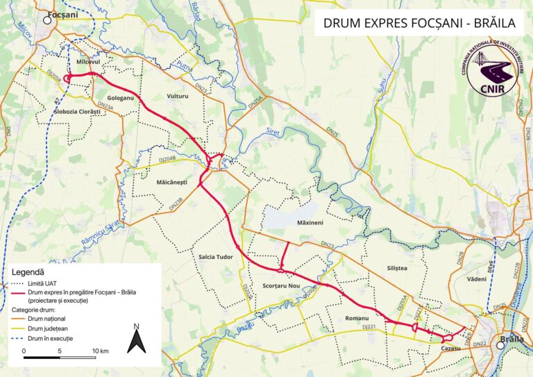 Drumul Expres Focsani – Braila: Luna aceasta ar putea fi desemnat castigatorul