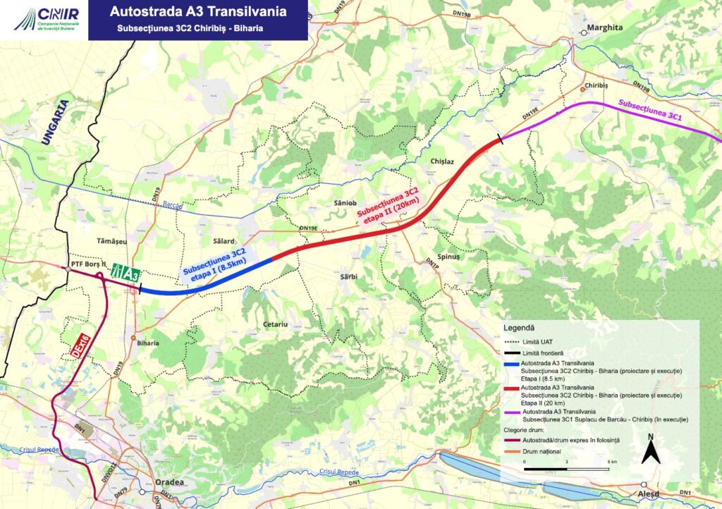 Autostrada Chiribis – Biharia: De luni încep lucrarile pe ultimii 20 de km