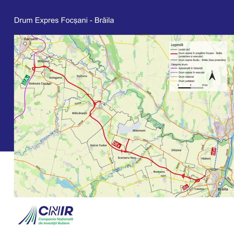 Drumul expres Focsani – Braila: UMB este gata de semnarea contractului