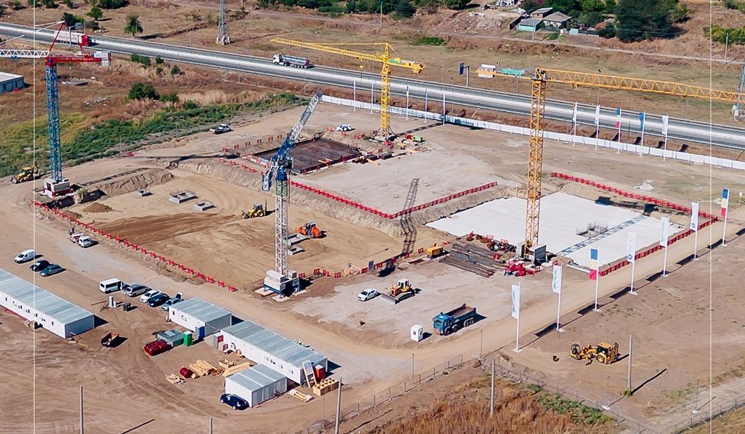Constructii Erbasu continua lucrarile la Spitalul Judetean de Urgenta Giurgiu