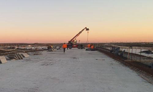 Autostrada A0 Bucuresti Nord: Pe lotul 3 constructorii chinezii sunt insuficient mobilizati