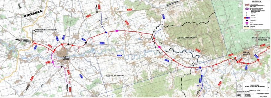 Drum expres Baia Mare – Satu Mare: CJ vrea ca Guvernul sa-i aprobe proiectul pana la final de an