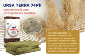 URSA TERRA 74Ph: noile plăci din vată minerală care redefinesc eficiența energetică