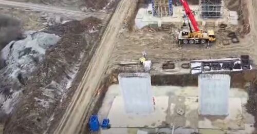 Autostrada A13 Sibiu – Fagaras: Constructorii turci lucreaza si in conditii de iarna